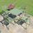 4 - Person Patio Dining Set with Square Table-555312122
