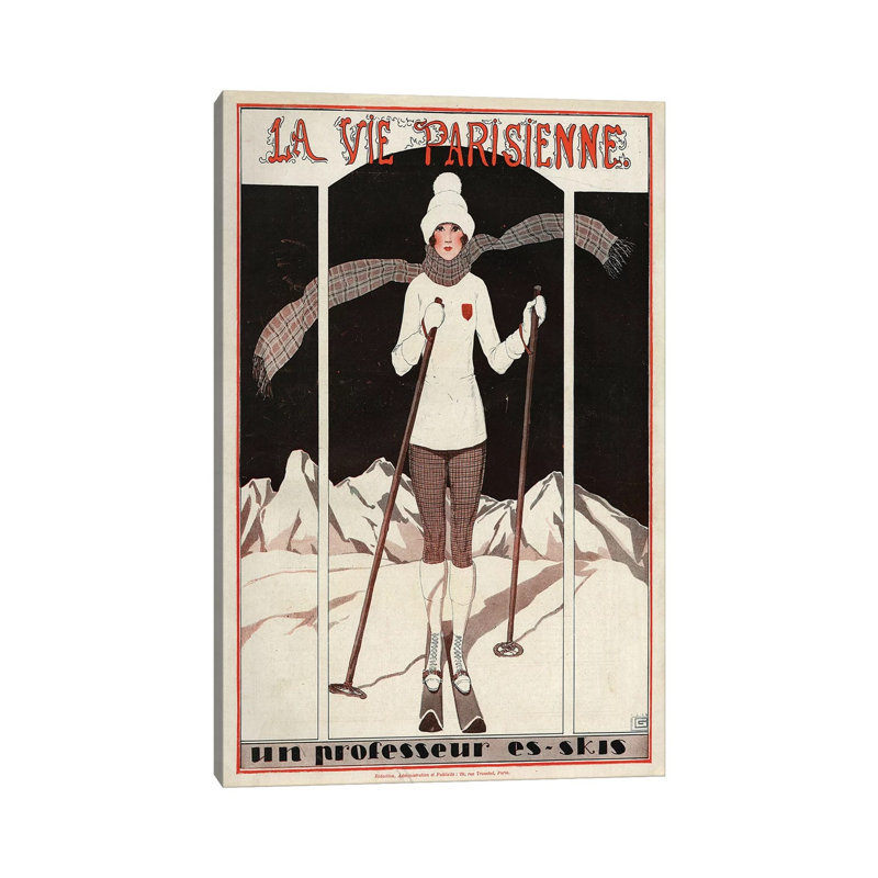 1924 La Vie Parisienne Magazine Cover 1 Piece Wrapped Canvas Wall Art, 66.04 cm H x 45.72 cm W x 3.175 cm D