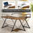 L-Shaped Iron Computer Desk-980119713
