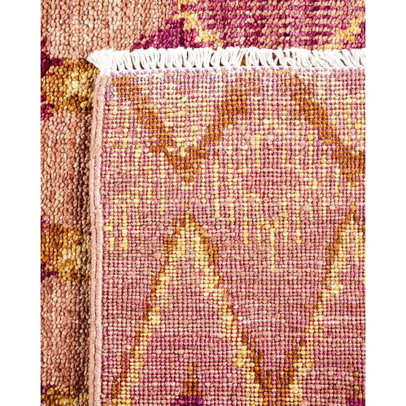 Contemporary One-of-a-Kind 5' 0" X 11' 10" Hand Knotted Area Rug