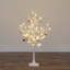 3 pi Arbre de Noël artificiel pré-éclairé avec 40 lumières DEL blanc chaud et ornements en forme de cœur-474017994