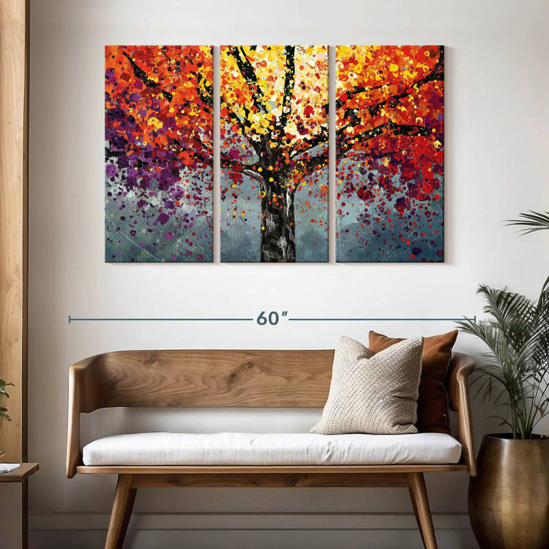 Arbre abstrait Harnek, H 32 po x l 50 po