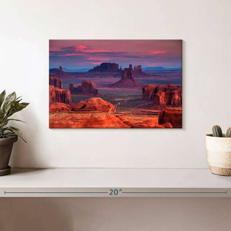 Hannes Monument Valley, paysage désertique, H 8 po x l 12 po