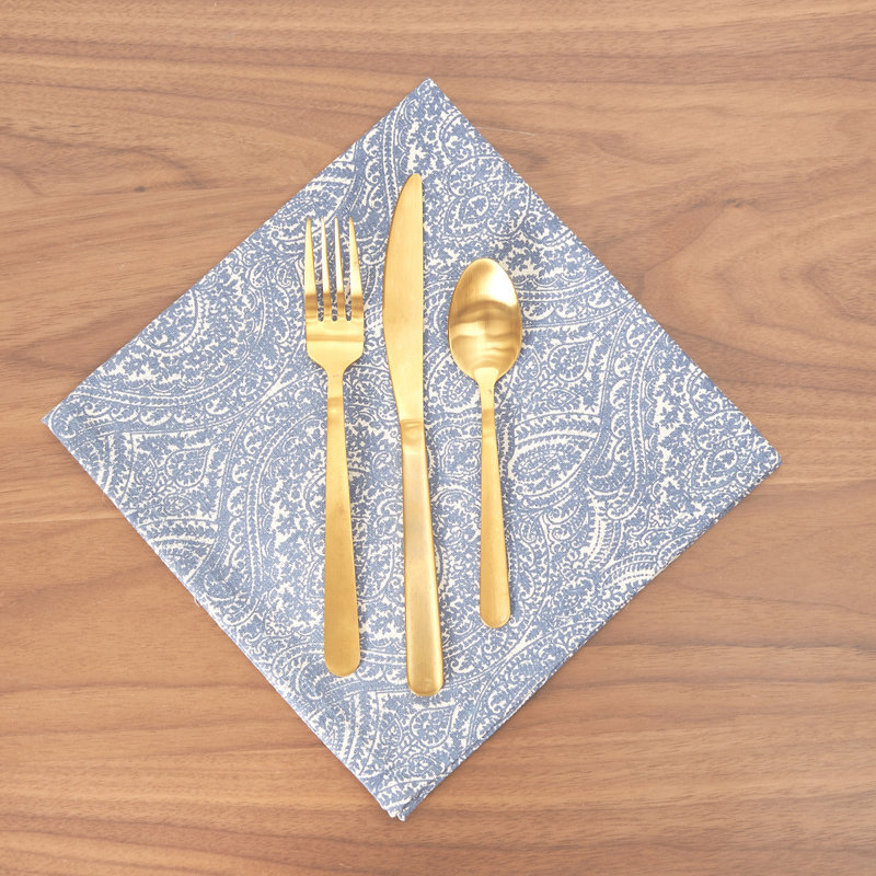 Serviette de table en coton 18 po