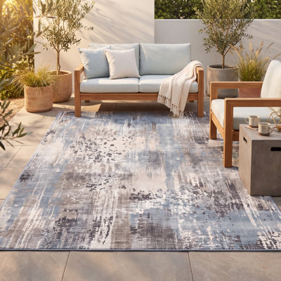 Tapis Torrent moderne vieilli uni bleu ivoire gris beige blanc antidérapant à poils courts, adapté à l'intérieur et à l'extérieur, idéal pour le salon, la chambre à coucher, la salle à manger, l'entrée, le couloir, le bureau et la cuisine. Couleur taupe, facile à nettoyer, imprimée, ultra douce, à bords ourlés et lavable.