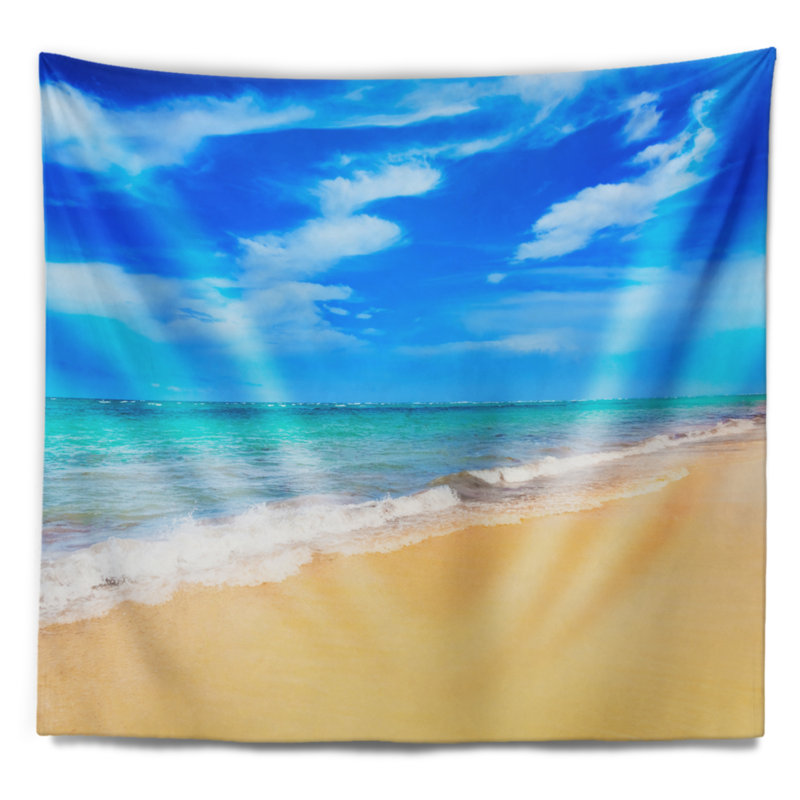 Tapisserie «Seascape Blue Sandy», H 68 po x l 80 po