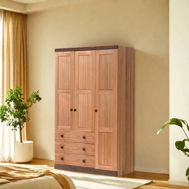 Simple Vintage Wardrobe, 78.74" H x 47.24" W x 22.05" D