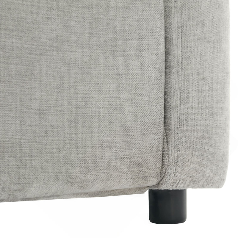 Ensemble de canapé rembourré Cozy, Gris clair
