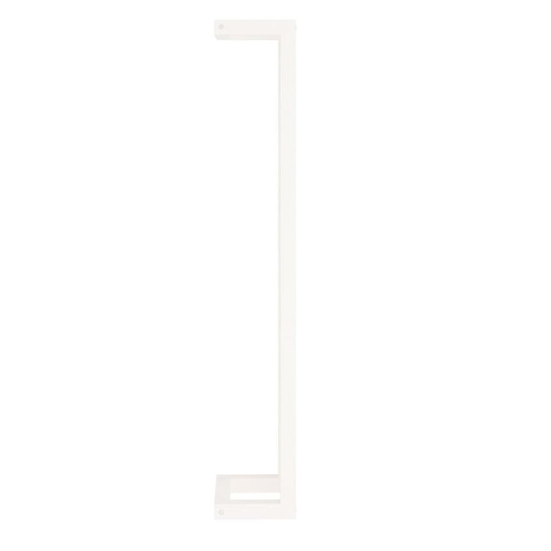 Kyeler Wood Wall Towel Rack, White, 60cm H x 23cm W x 18cm D