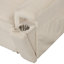 Upholstery Sleeper Sectional Sofa with Storage Bags and 2 cup holders  on Arms