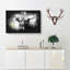 Paint Splattered Highland Cow - Wrapped Canvas Painting Print-56645164