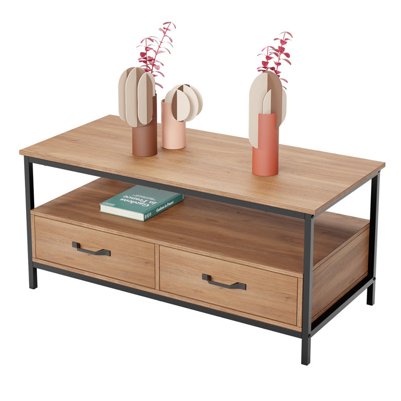 Four Leg Coffee Table with Storage