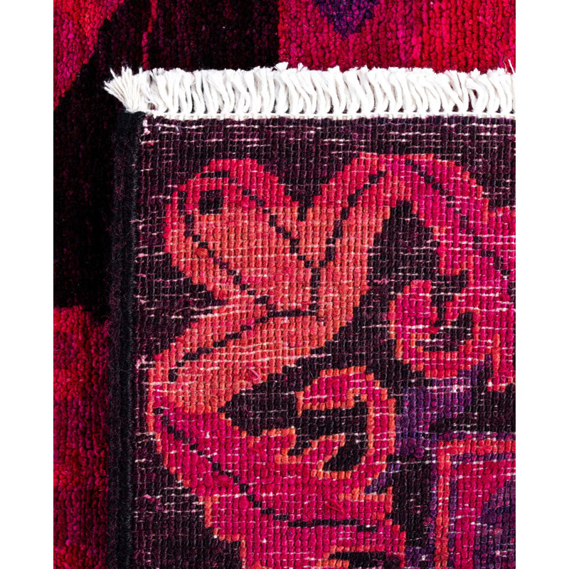 Tapis de couloir unique en laine 2 pi 7 po x 6 pi 2 po Huckaby
