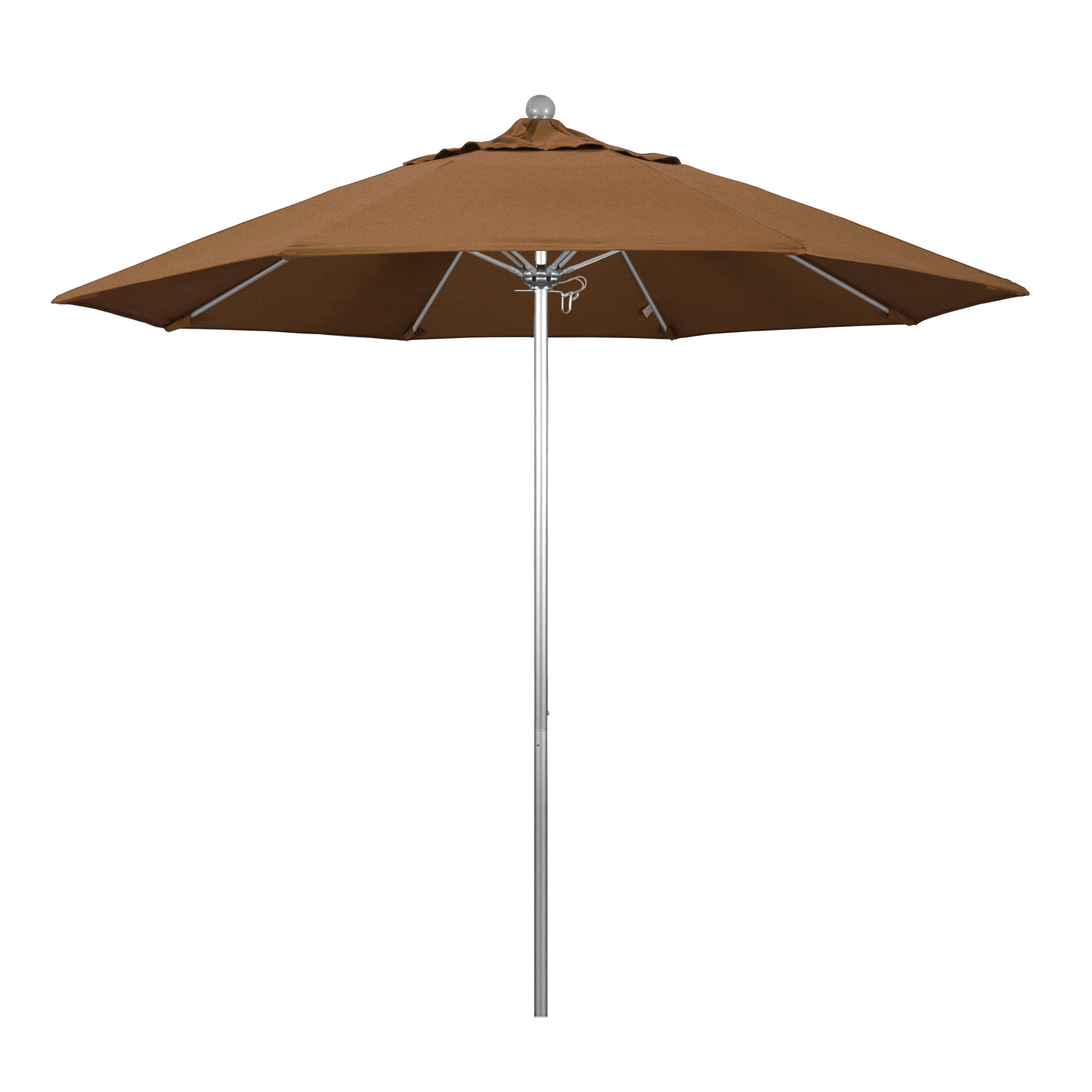 Hibo 108'' Sunbrella® Outdoor Umbrella, Heather Teak Sunbrella®