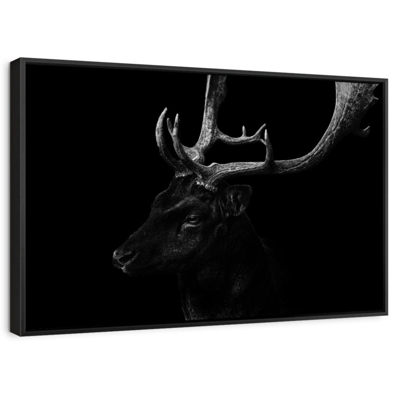 «Elk Beauty», reproduction sur toile, H 9 po x l 13 po