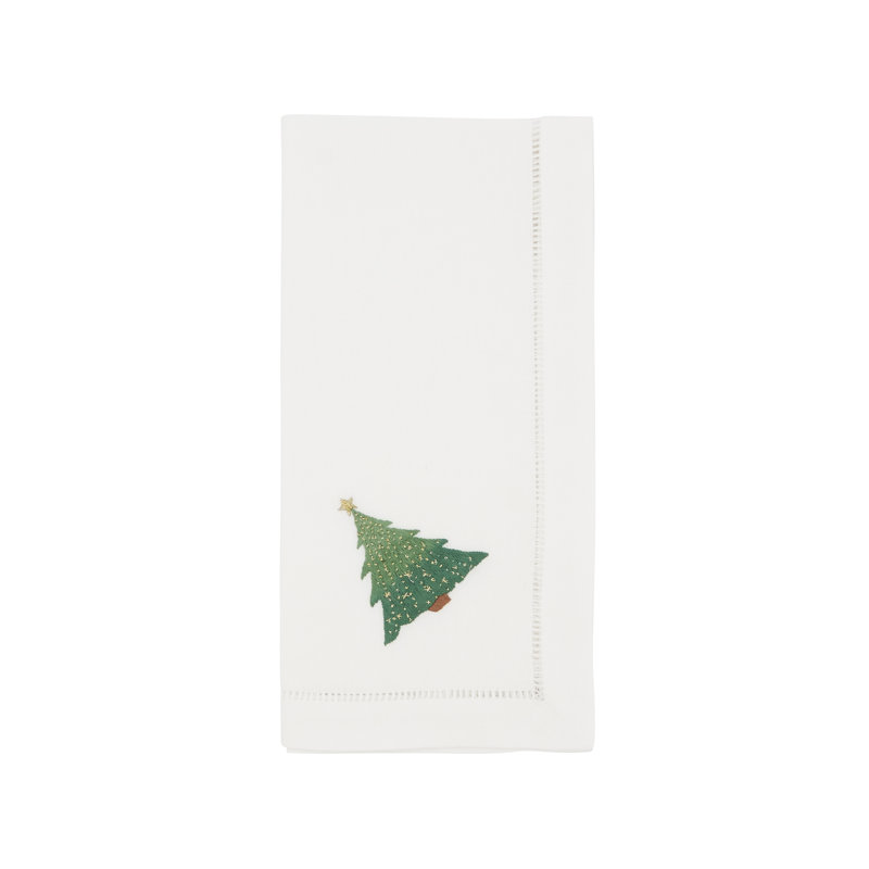 The Broderie Collection 100% Cotton No Pattern Square Napkin