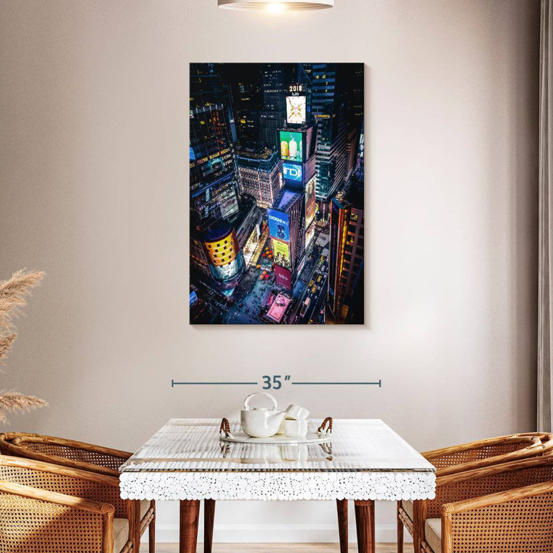 Aime New York Electronic Ads, 45" H x 30" W