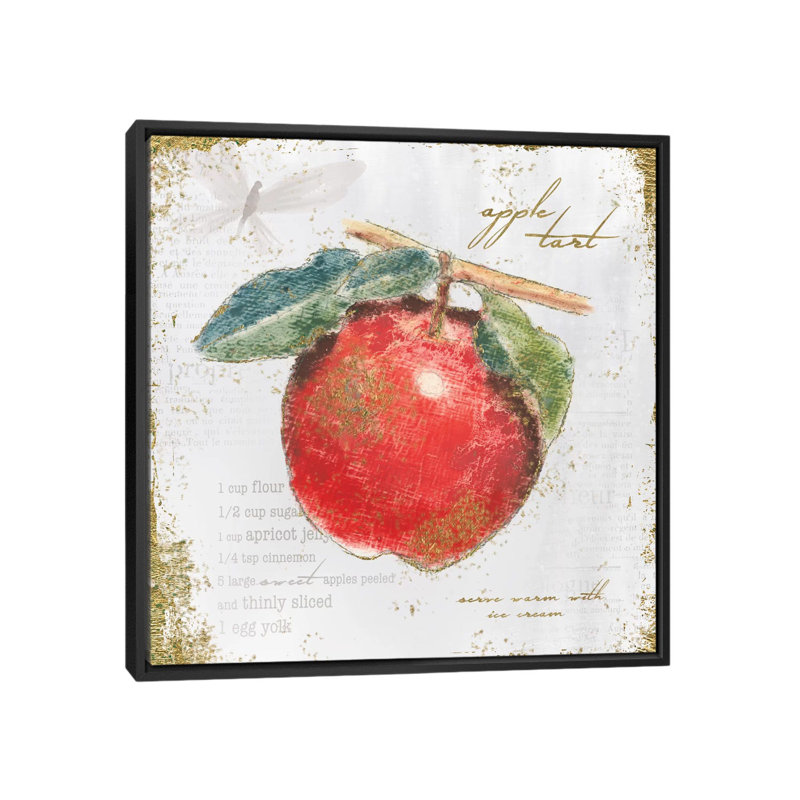 « jardin trésors i », impression sur toile, H 18 po x l 18 po x P 1,5 po, Toile avec cadre noir, Pas de tapis