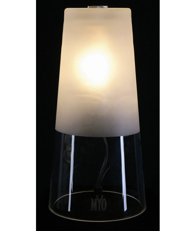 Cone Glass Table Lamp
