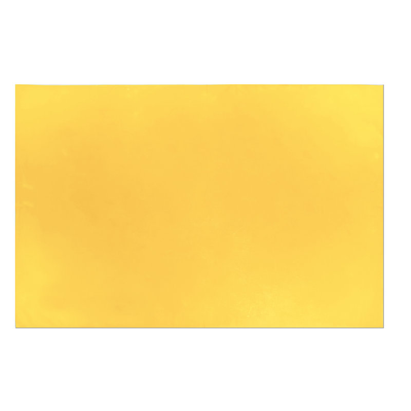 Panama Rectangular Solid Colour Tablecloth, 140cm W x 180cm L, Yellow