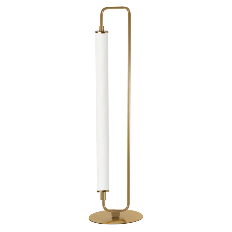 Lampe de table en métal Daeton, Laiton vieilli