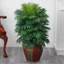 Plante de palmier en vase décoratif 26"