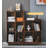 Floor-To-Ceiling Bookcase With Solid Wood Simple Storage.-193784929