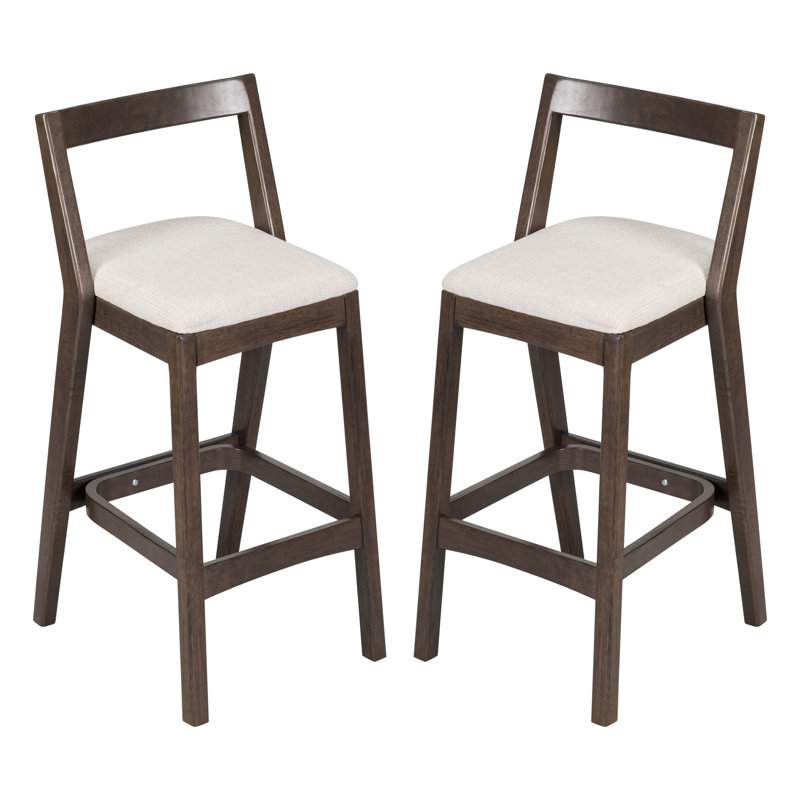 Tabouret de bar Jasper, Marron foncé