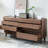 Simple Walnut Solid Wood Accent Chest.-122808125
