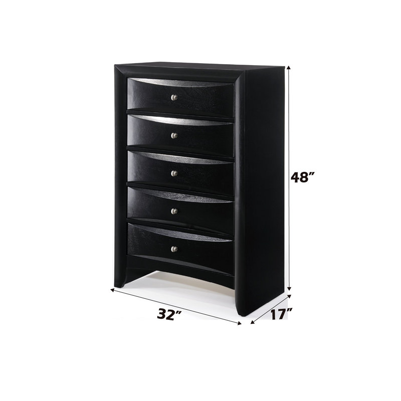 Commode irlandaise, Noir