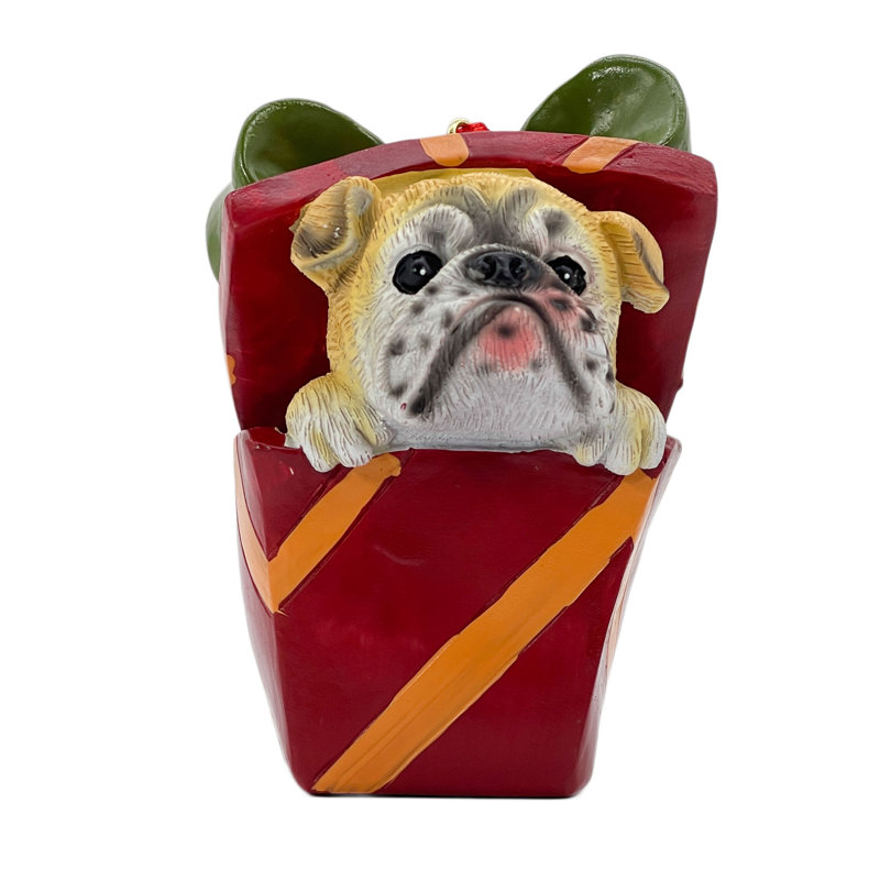 Christmas Dog Decorative Accent
