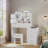 Vanity Desk With Mirror And Lights