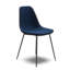 Chaise de salle à manger en velours Kody Performance-367505965