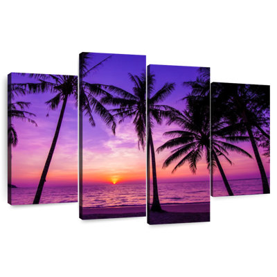 Gillard, mauve, rose, coucher de soleil