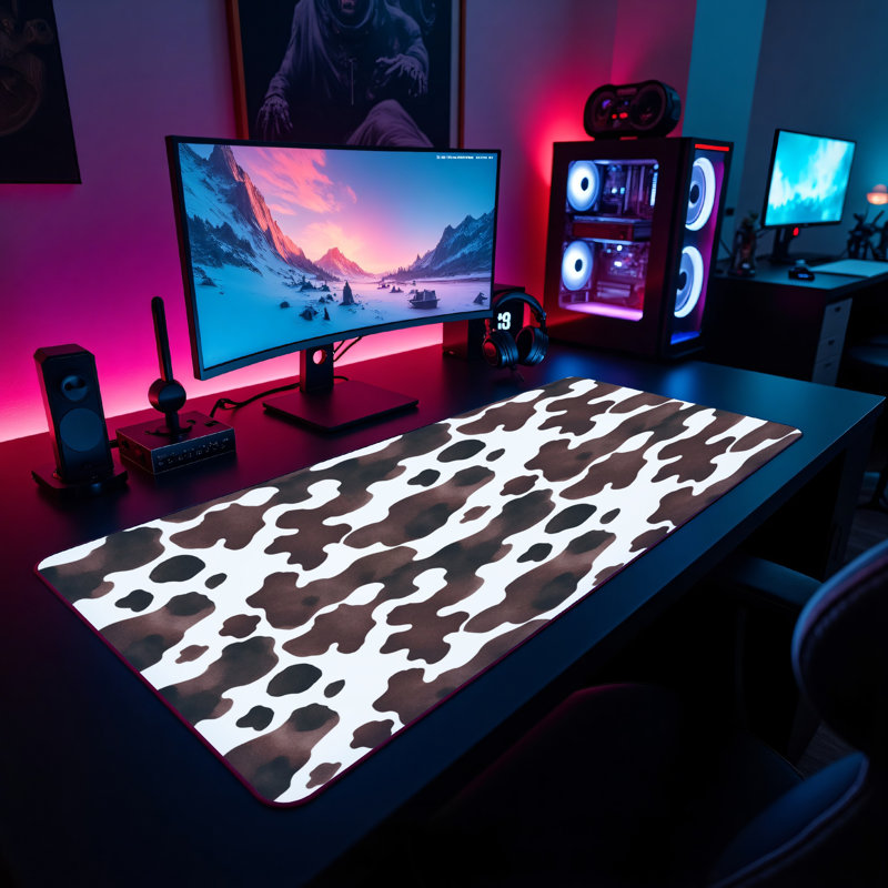Polyester Desk Pad, 14.4x12.1