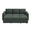 Canapé-lit modulaire en forme de L Hoelscher avec rangement - vert-357865087