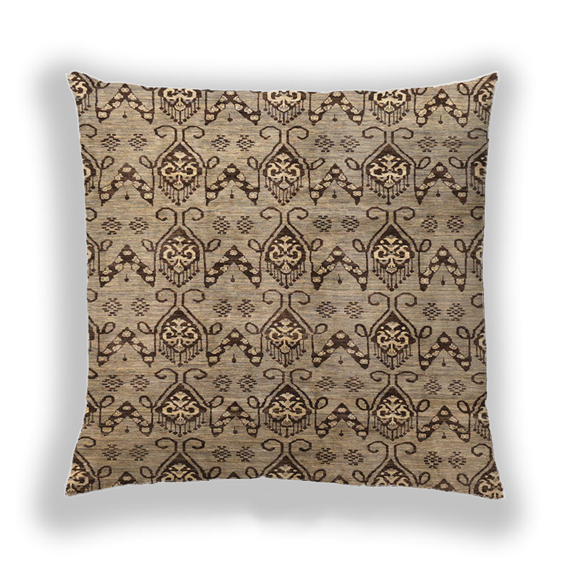 Abstract Reversible Throw Pillow, Microsuede