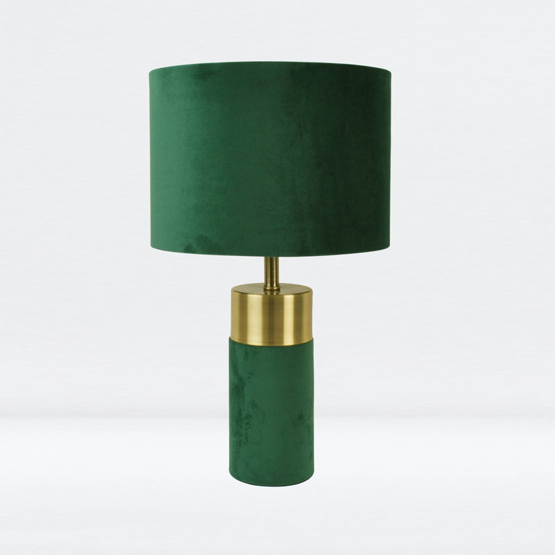 Koby Metal Table Lamp, Green, Green/Gold