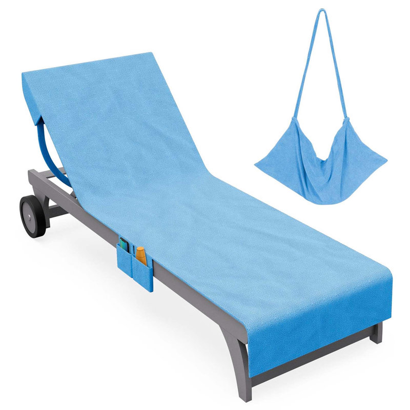 100% Cotton Beach Towel, Blue