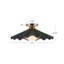 Furrow 16-in Red Semi-Flush Mount-1169661777-1169661783