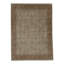 Hand Knotted Wool Area Rug in Ivory And Rust