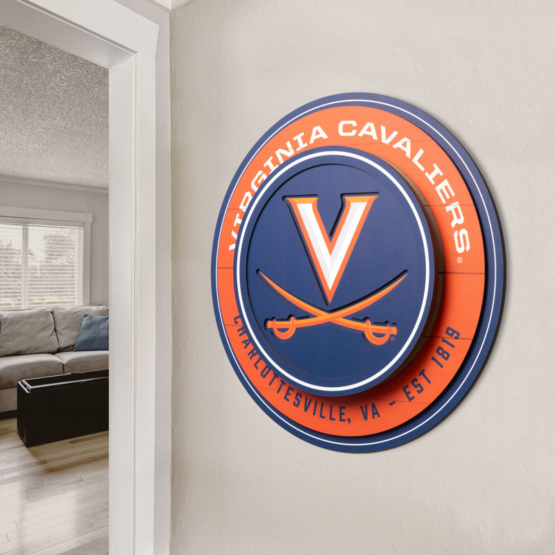 NCAA Virginia Cavaliers 3DX Circle Wall Art