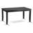 6 Piece Dining Set Includes a Rectangle Kitchen Table and 4 Polyester Fabric Padded Chairs with a Bench, Black-130188972-130188975-130188977