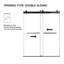 Porte de douche coulissante double sans cadre 48 po x 76 po, finition noir mat