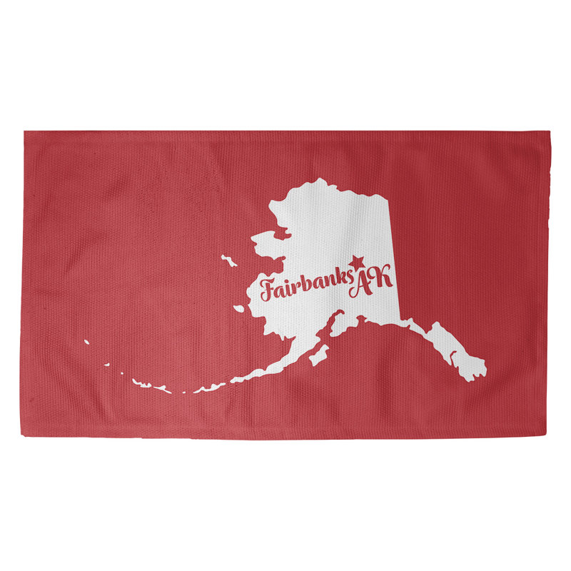 Tapis de zone rouge alaska fairbanks, Rectangle 2 pi x 3 pi, Oui