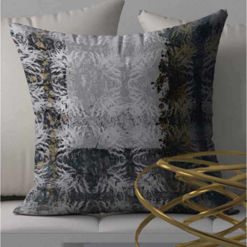 Housse de coussin carrée et coussin de satisfaction K.O., H 20 po x l 20 po