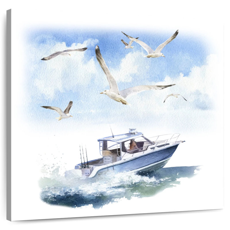 Mehar Speed Boat, 24" H x 24" W