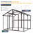 All-Weather Resin Storage Shed With Double Doors, Windows & Lockable Hasp — Waterproof & UV-Resistant