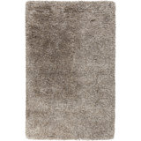 Milan Striped Area Rug in Tan