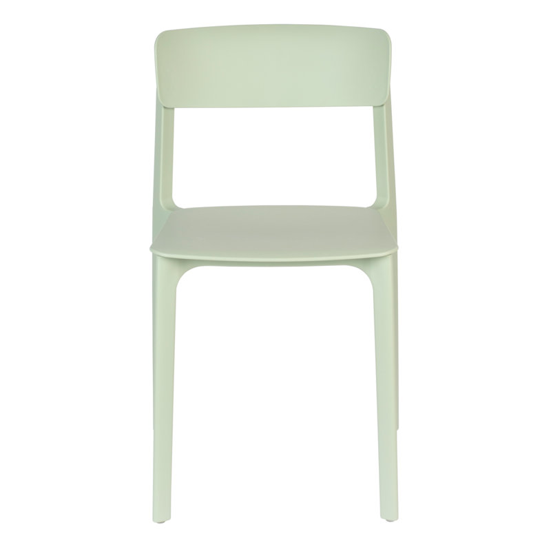 Outdoor Dining Side Chair, Green